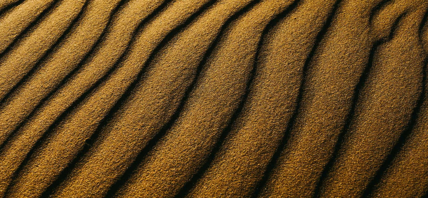 Waves of sand