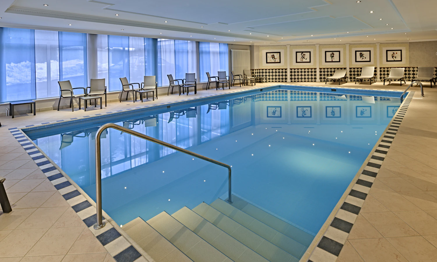 The Glacier Hotel in Diablerets: Switzerland's Alpine Gem. 6 The Glacier Hotel Swimming pool