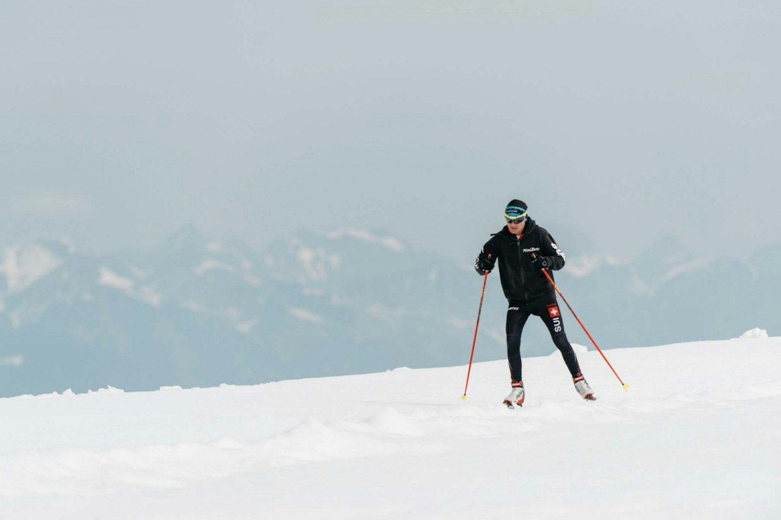 Ski de fond à Glacier 3000