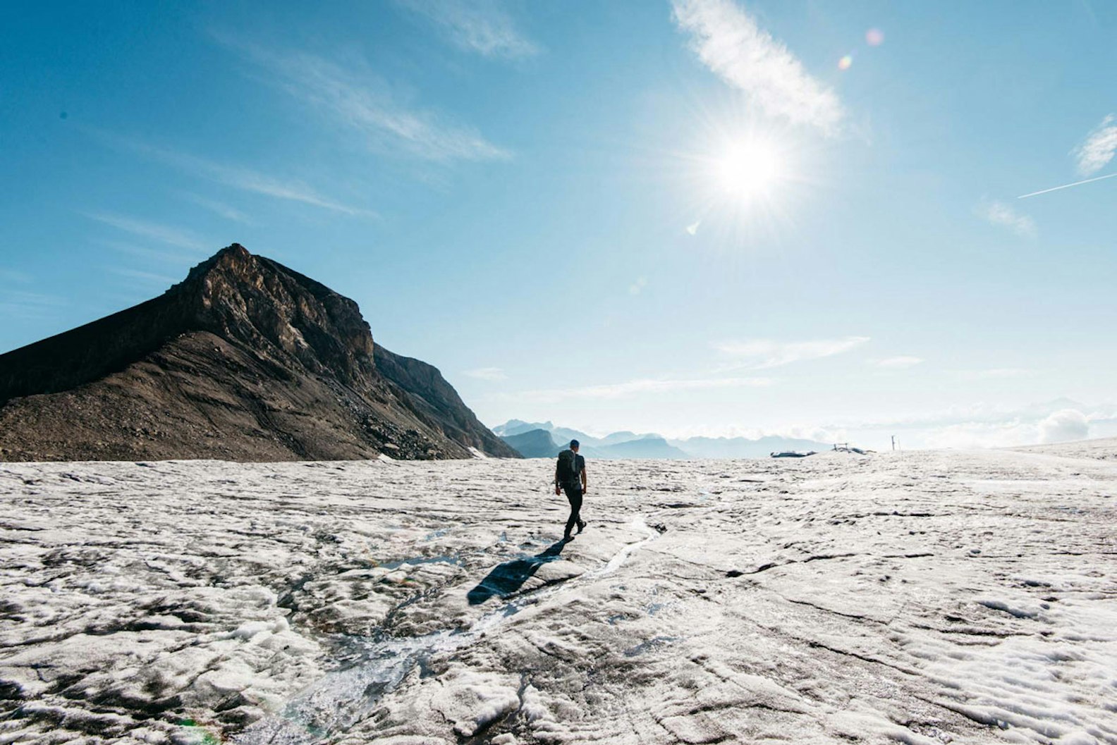 Randonnée à Glacier 3000