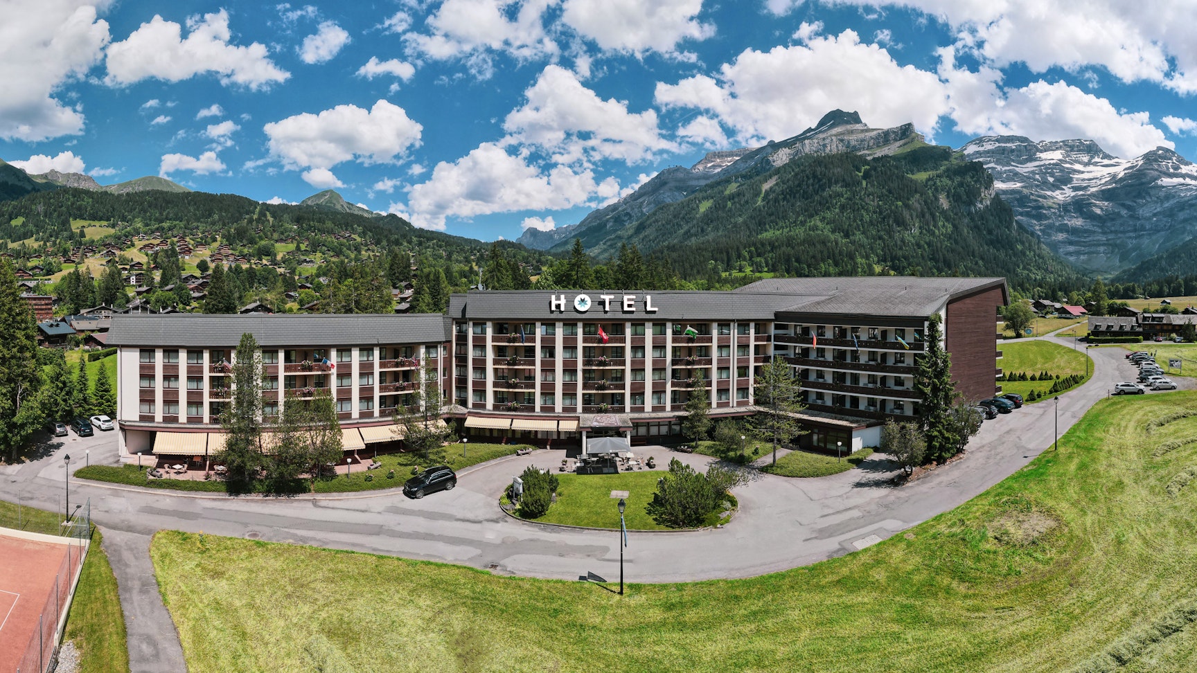 The Glacier Hotel Summer