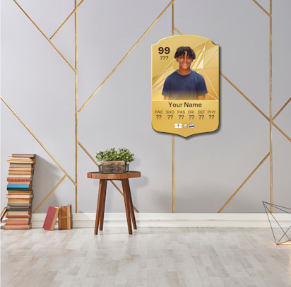 Card on Wall