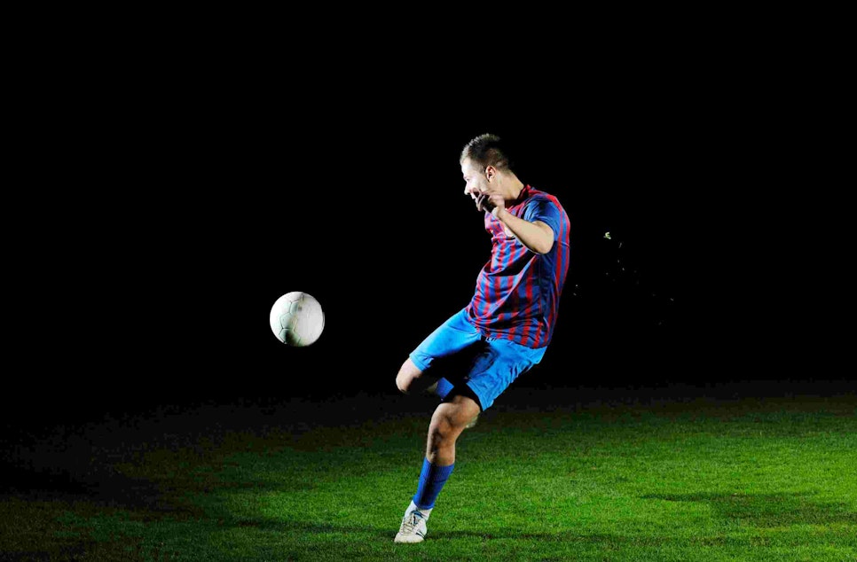 football player in action