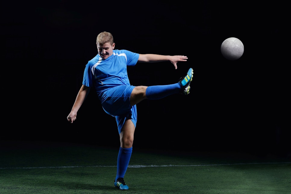 soccer player view