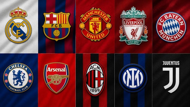 logos of different football clubs