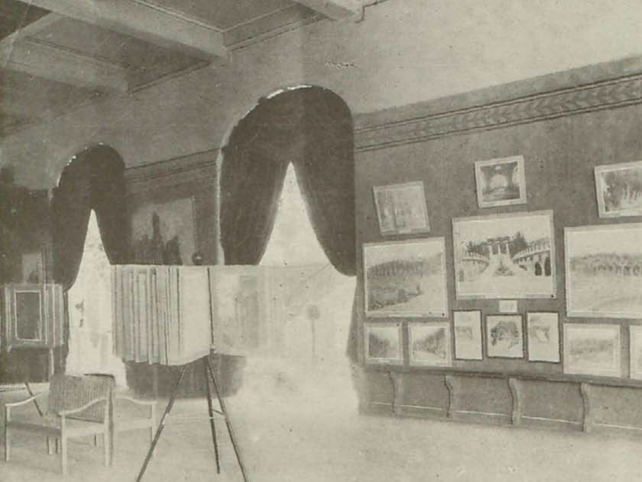 Gaudí exhibition at the Grand Palais (Paris), 1910. Il·lustració Catalana, June 19, 1910.