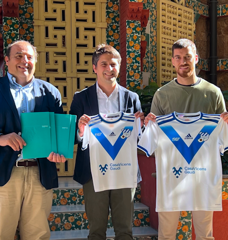 Casa Vicens Gaudí is now the exclusive sponsor of the Club Esportiu Europa Football School