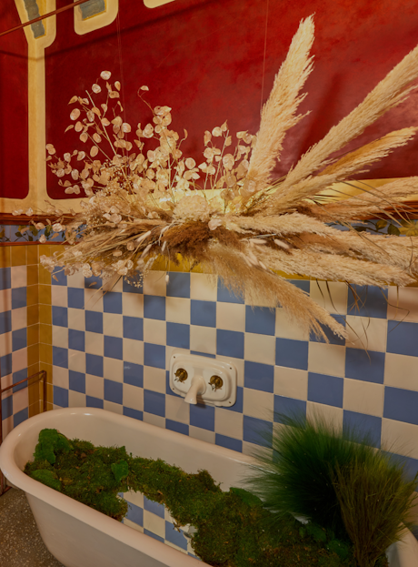 The Christmas star at Casa Vicens Gaudí
