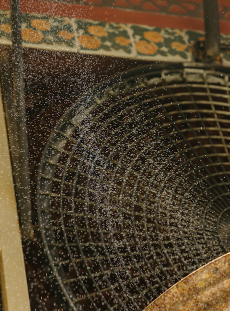 Water is running again in the fountain at Casa Vicens