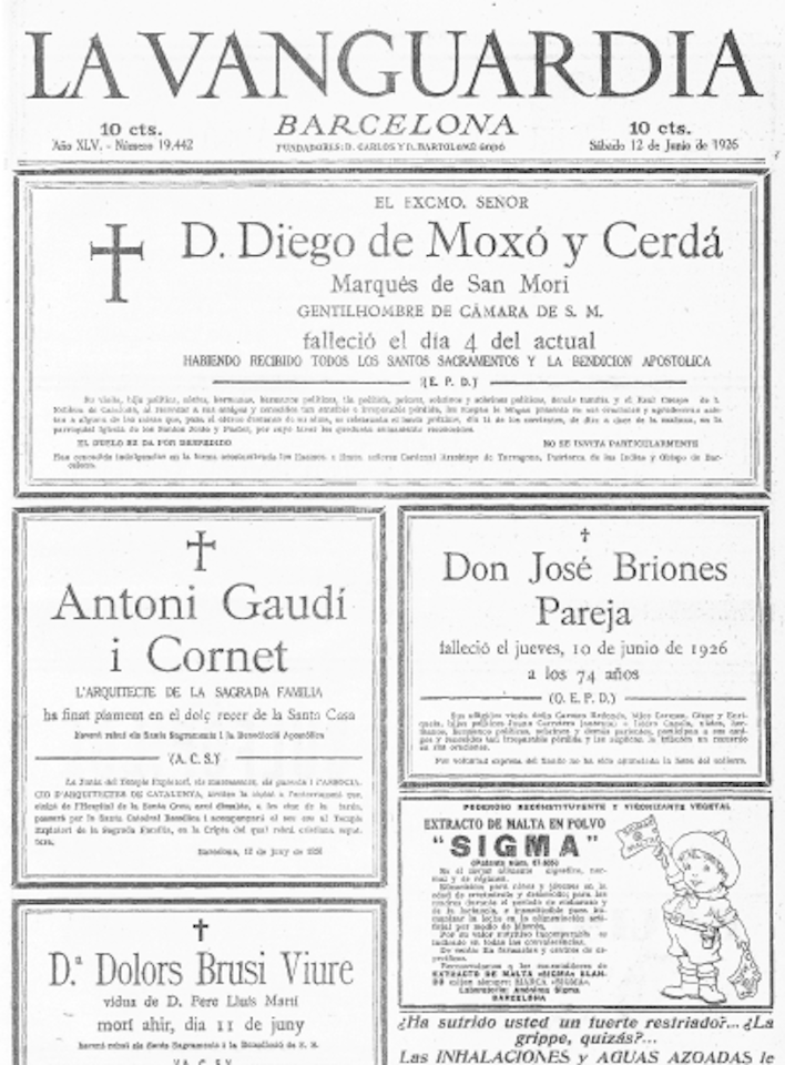 La Vanguardia, June 12, 1926