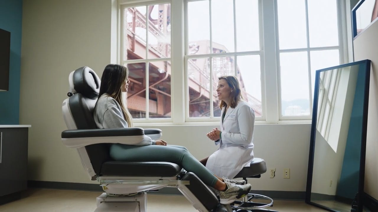 doctor and patient speaking