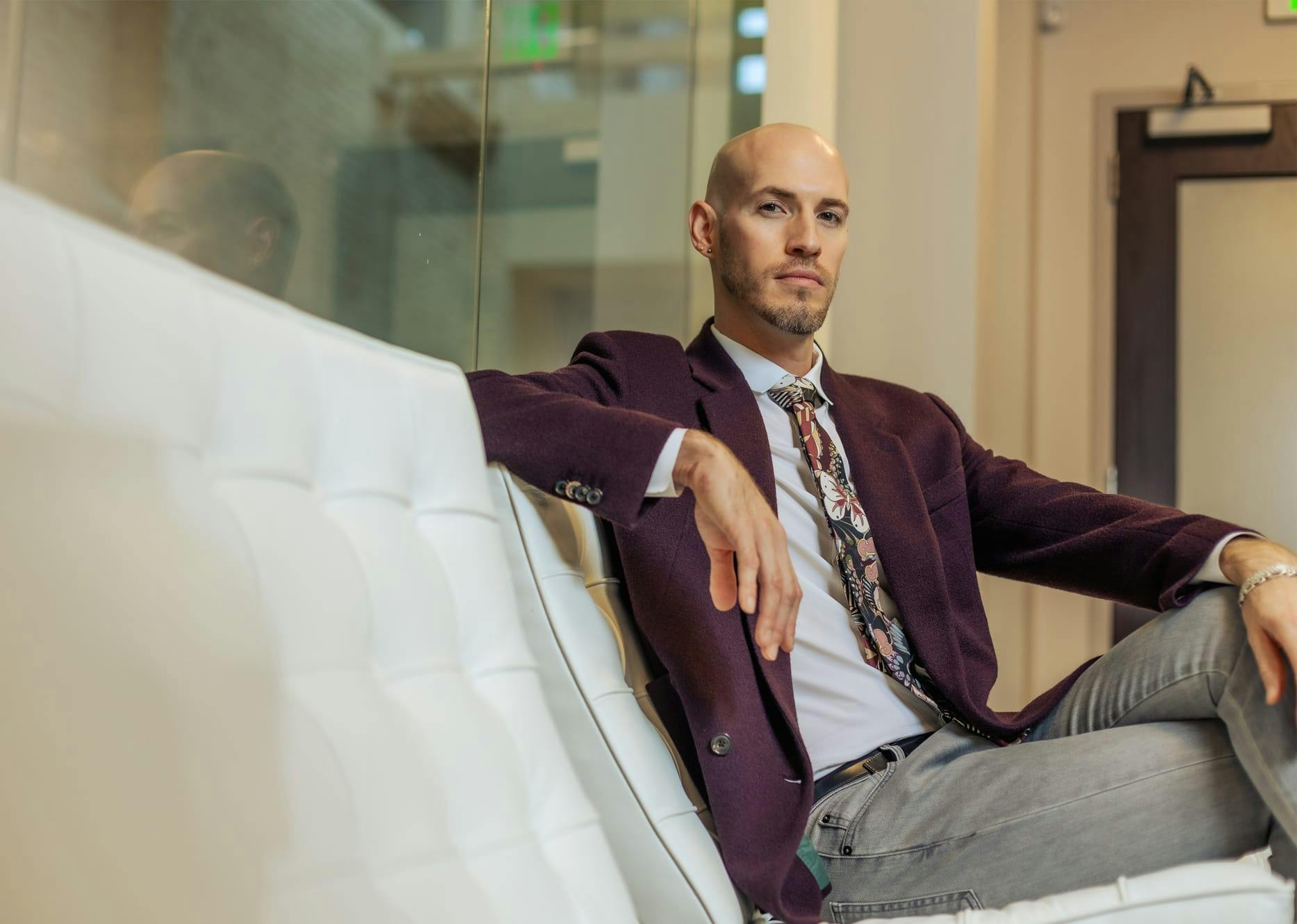 Dr. Kyle Baltrusch in suit