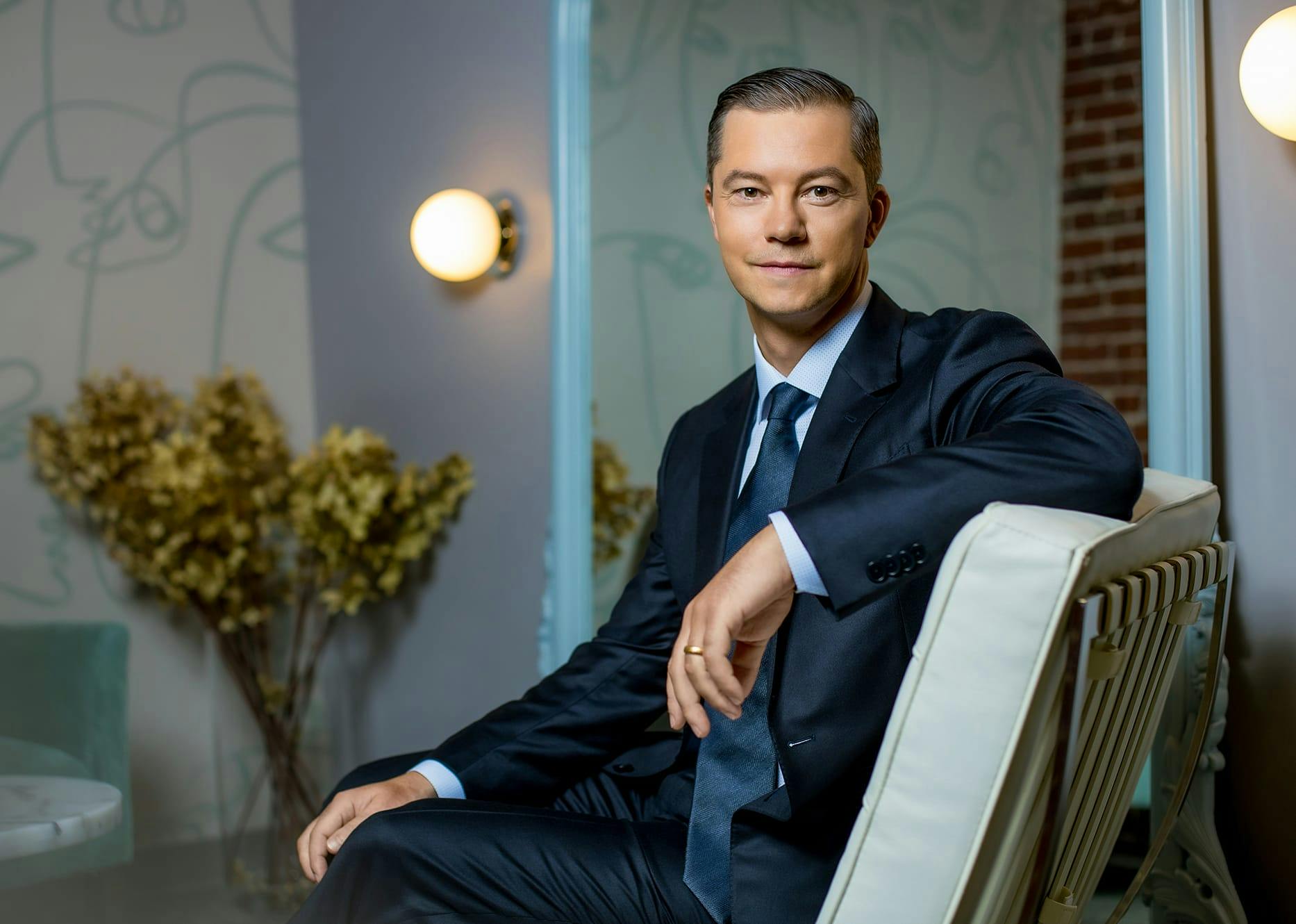 Dr. Austin Hayes in suit