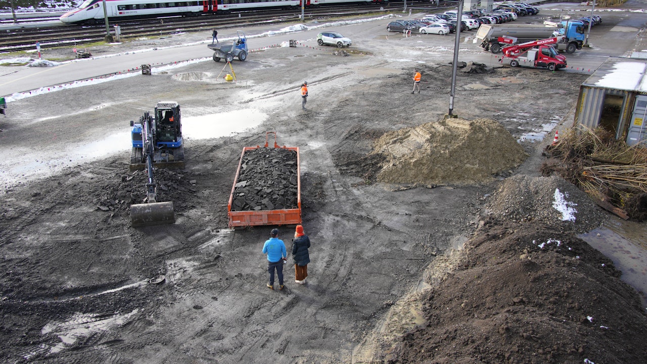 Bahnhofsareal St.Fiden