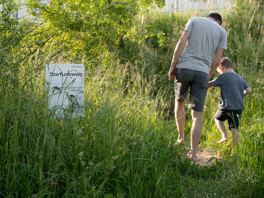 Barfussweg Areal Bach Barfussweg Areal Bach