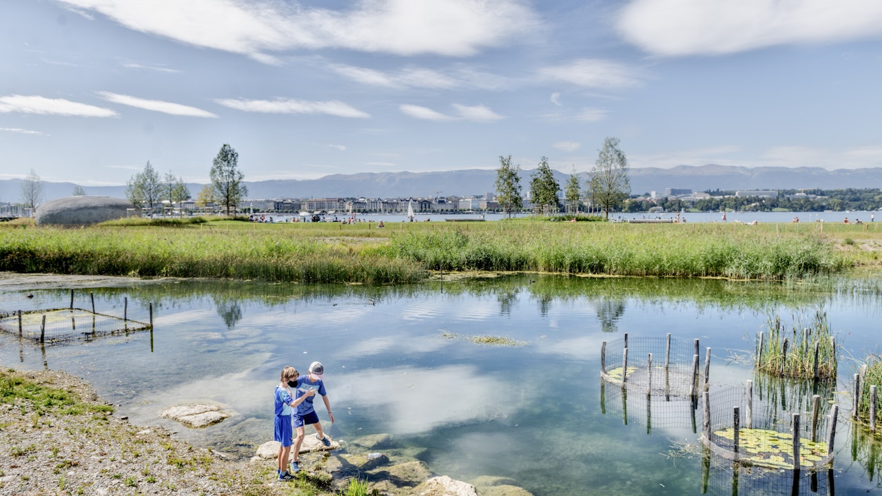 Plage des Eaux-Vives. Credit: David Wagnières / Ville de Genève Plage des Eaux-Vives. Credit: David Wagnières / Ville de Genève