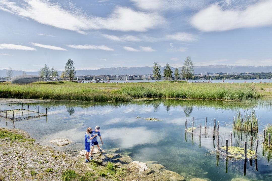 Plage des Eaux-Vives. Credit: David Wagnières / Ville de Genève