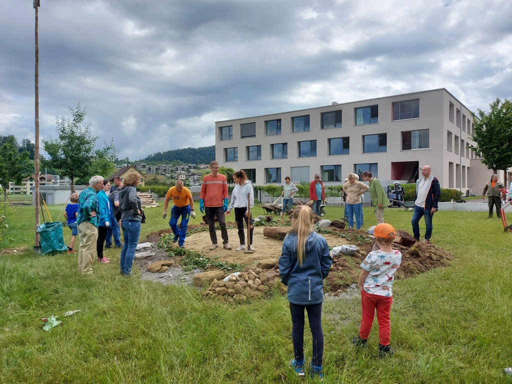 Aufwertung der Umgebung von Seniorenwohnungen in Wangen SZ