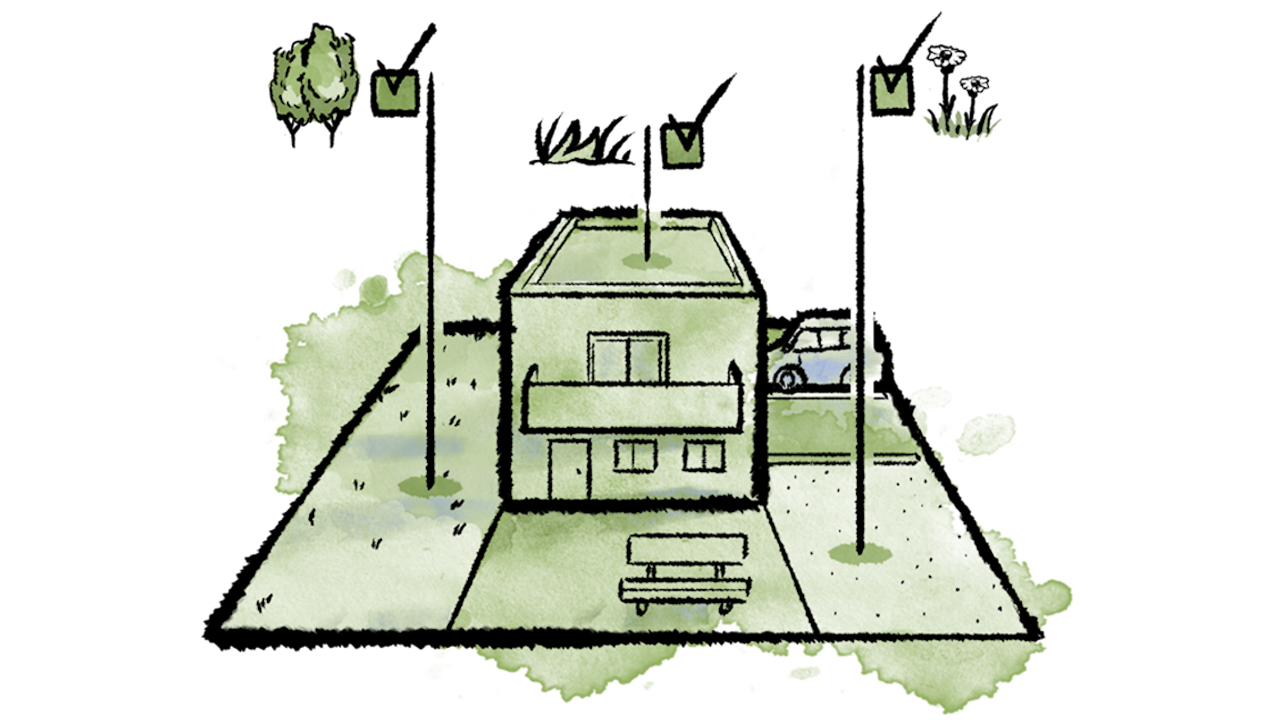 Maintenant, les choses se concrétisent: le concepteur de points de biodiversité te montre des éléments de biotope-relais adaptés – de la bande de fleurs sauvages au bain pour insectes. Choisis ce que tu veux réaliser – nous t’accompagnons à le faire.