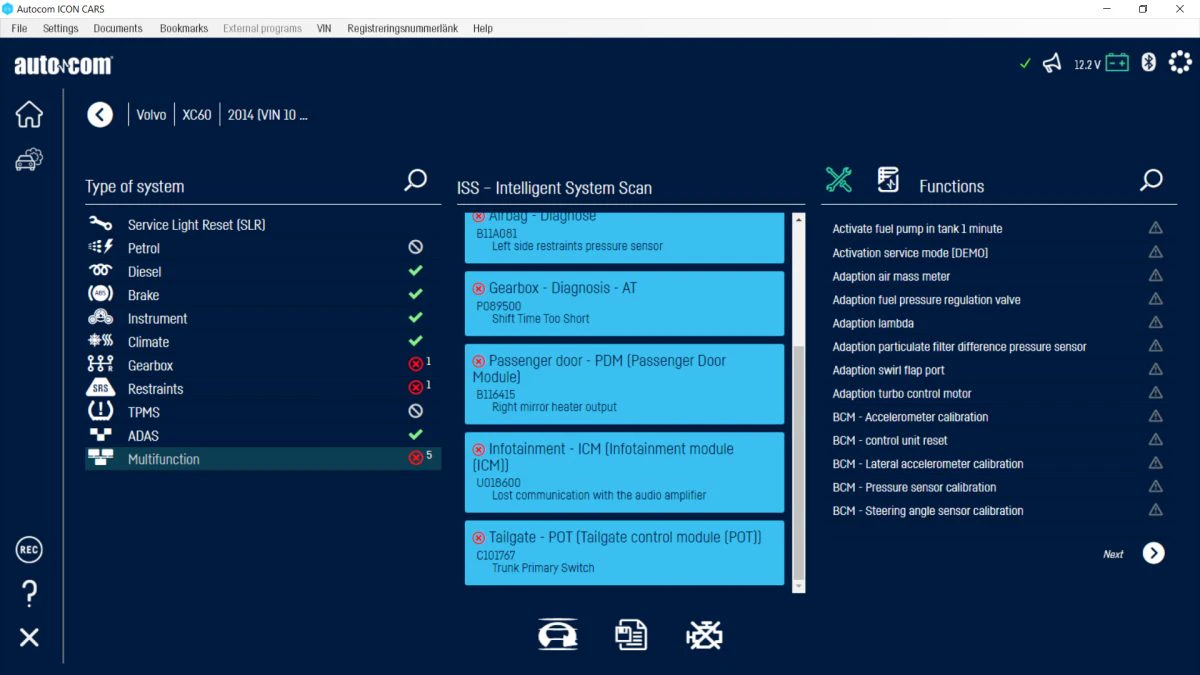 Autocom | Vehicle diagnostic software
