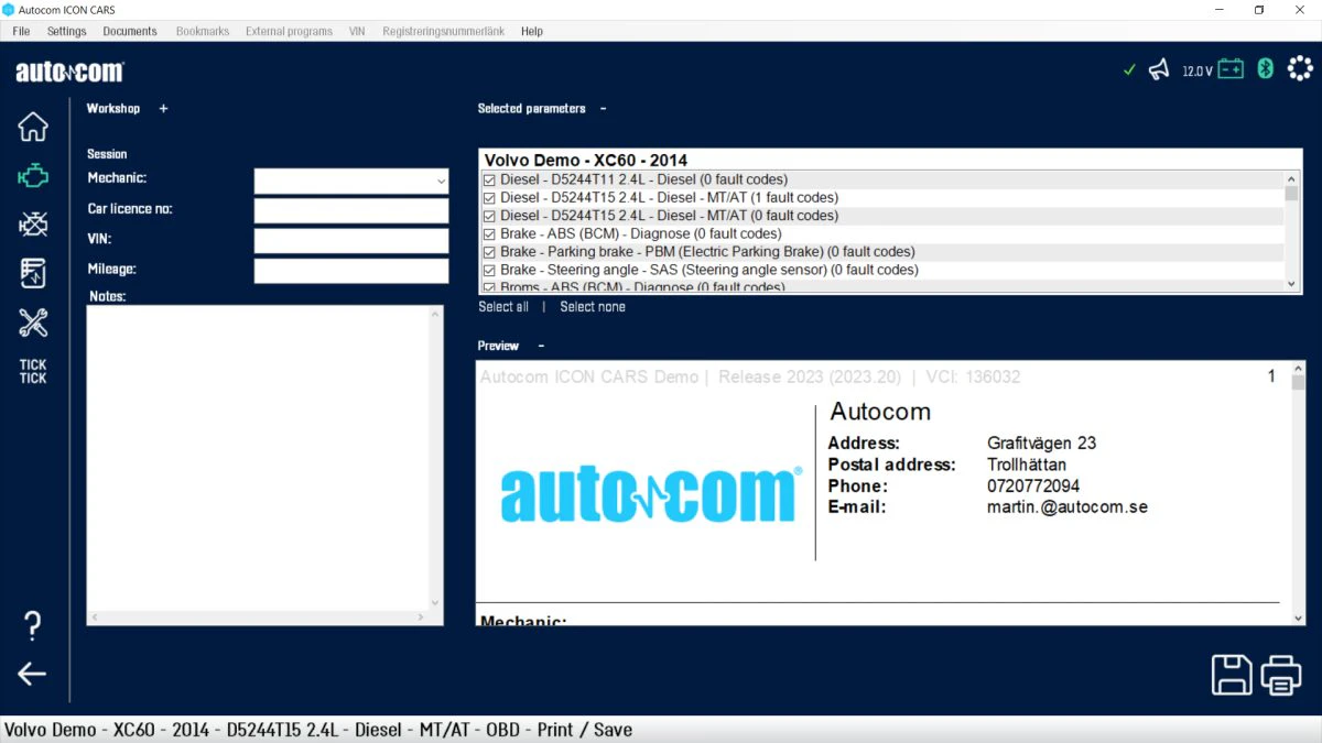 Autocom | CARS software