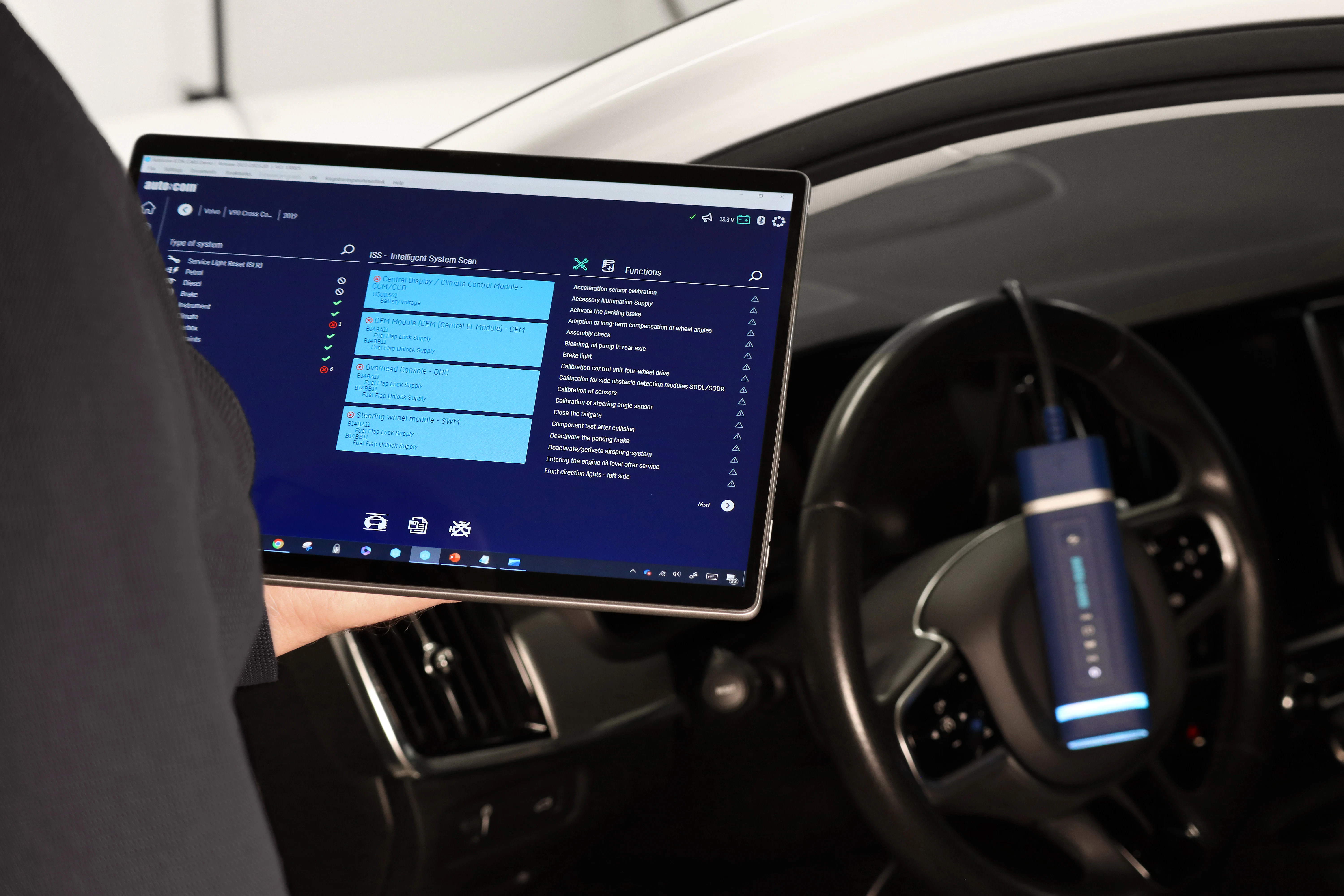 Vår CARS diagnosmjukvara för bilar och lätta komerciella fordon