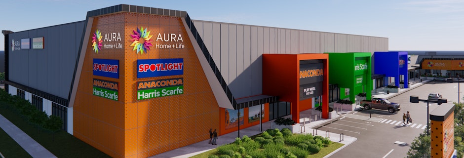 Image for Big Brands, Big Plans: Construction begins at Aura’s $80M retail hub