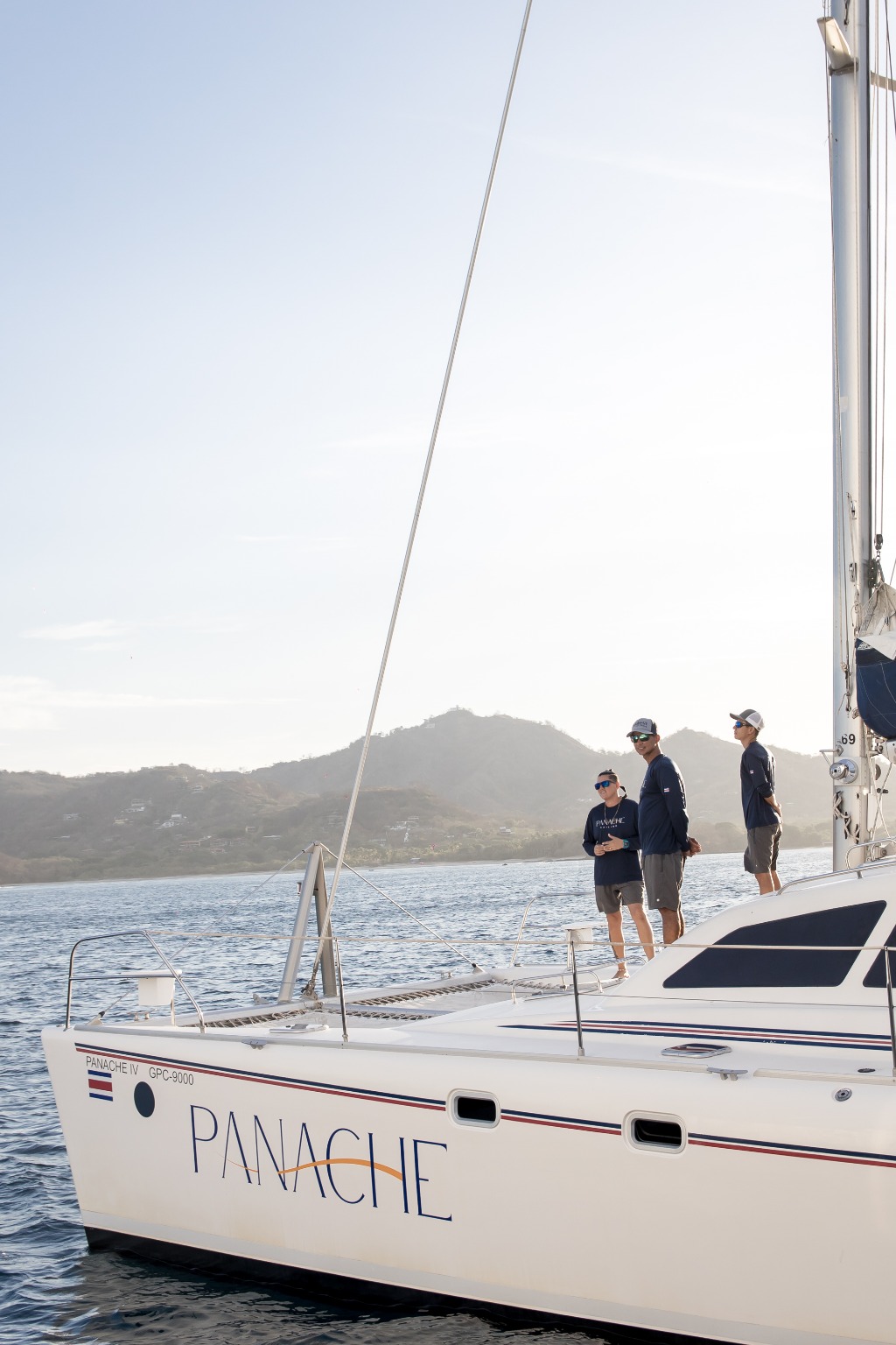 a boat off the coast