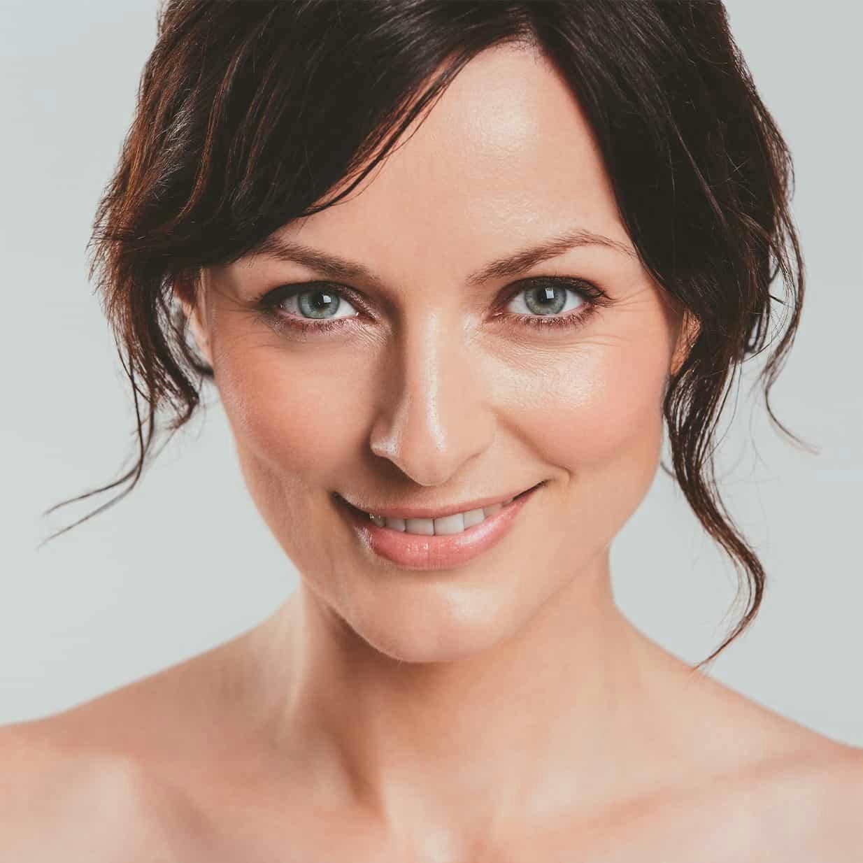 Woman smiling
