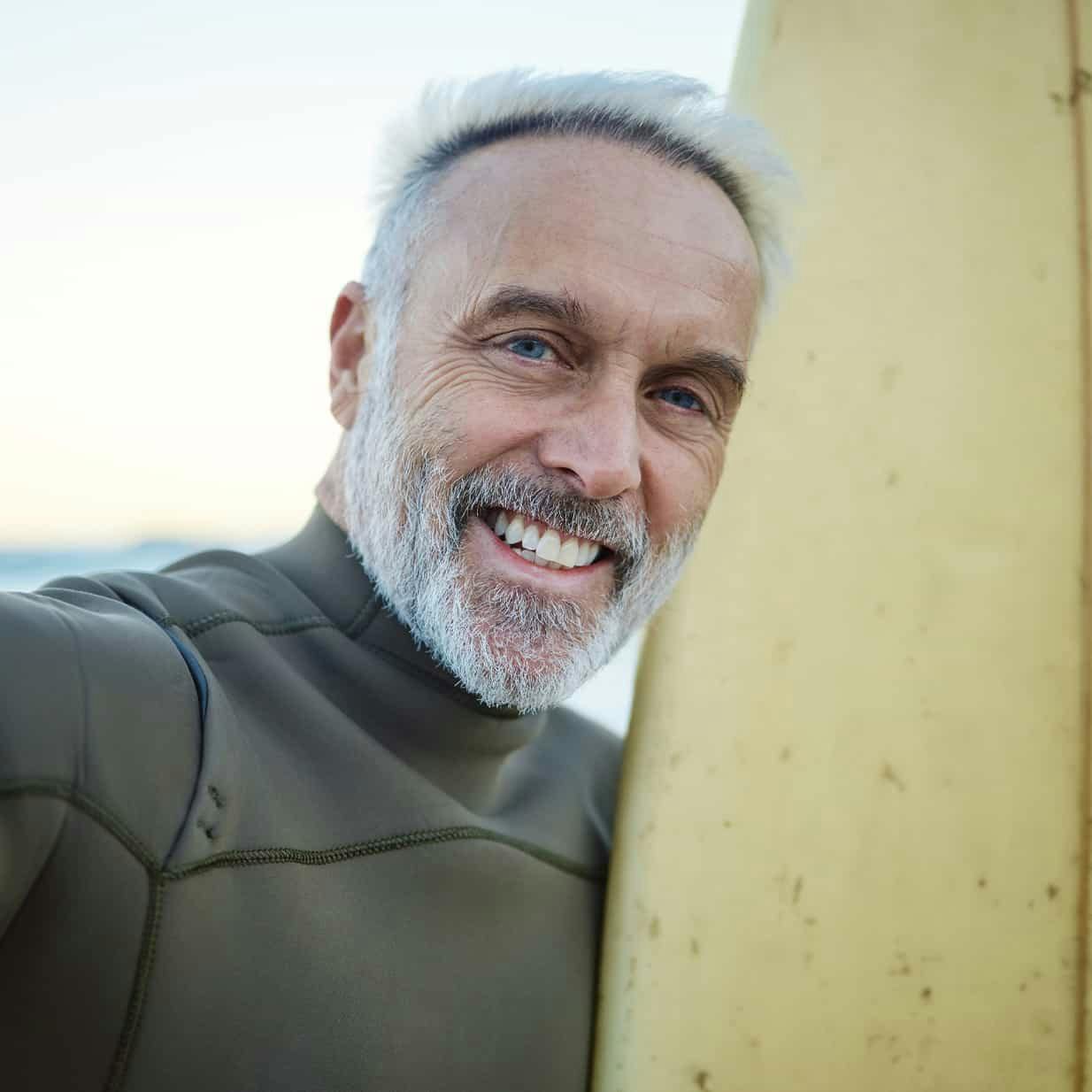 Man in wetsuit