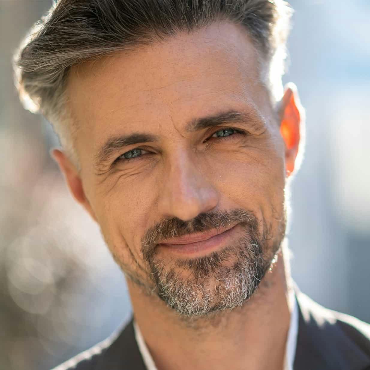 Man smiling
