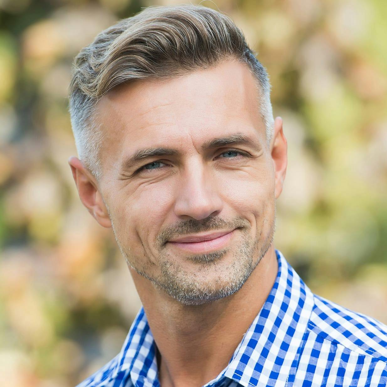 Man smiling