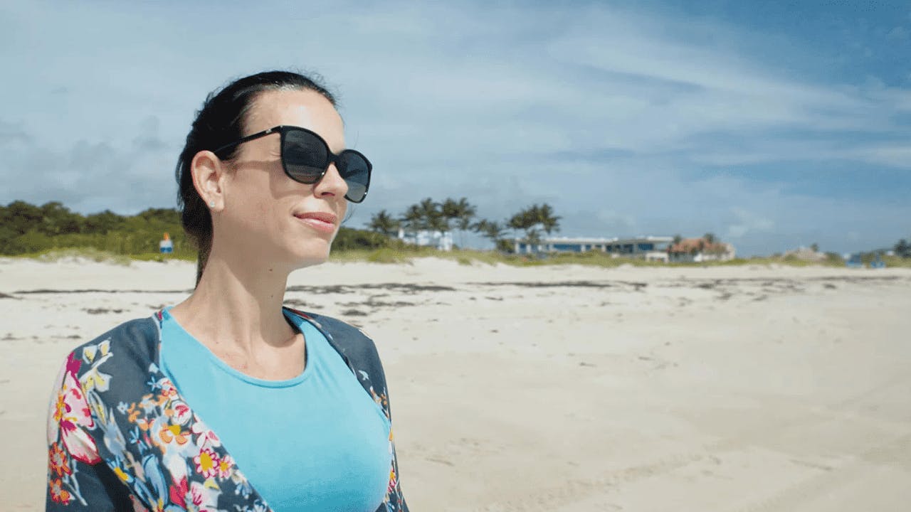 Breast augmentation video screenshot