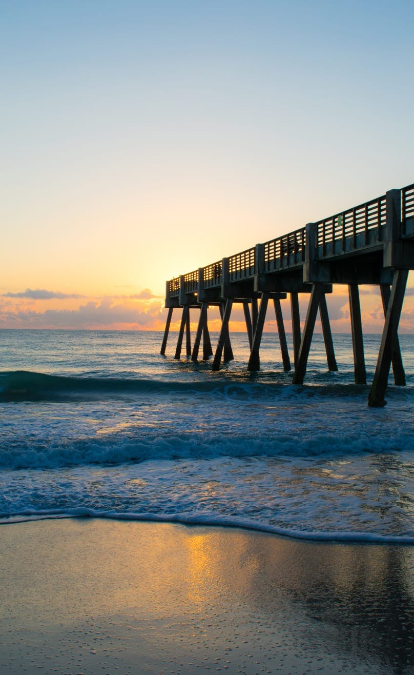 aerial view of a beach