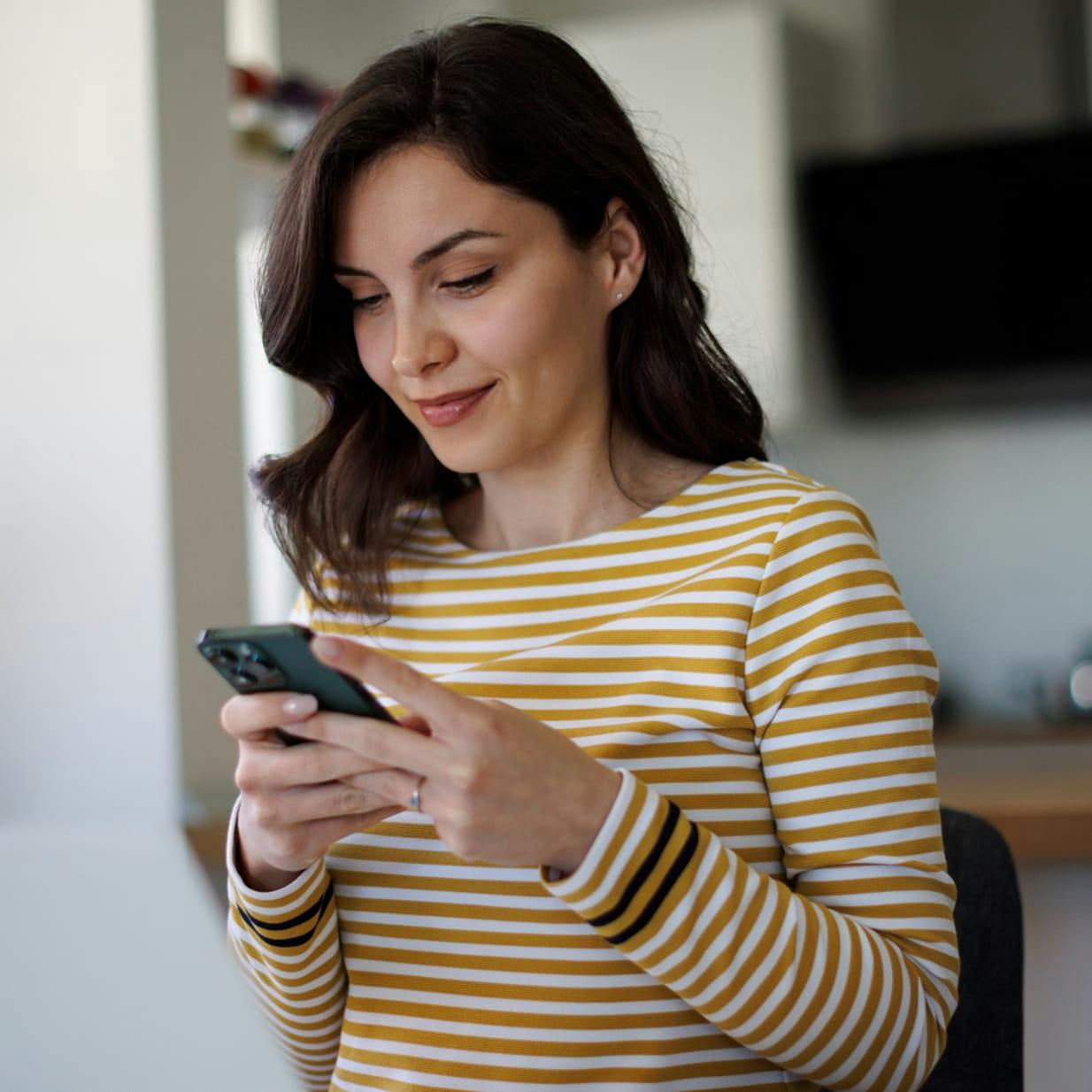 Woman in white sundress