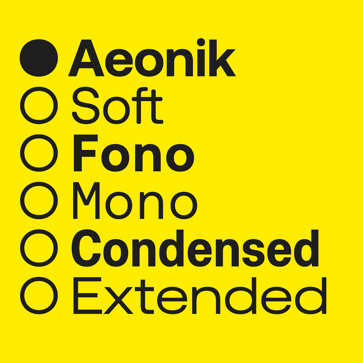 Aeonik | CoType™ Foundry