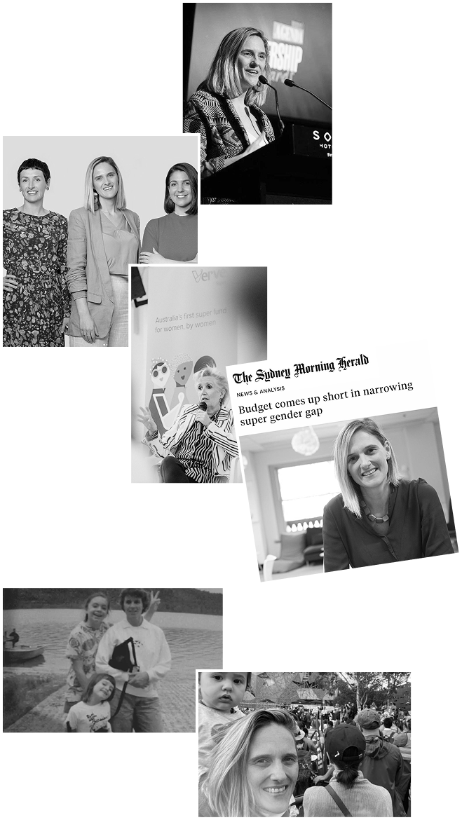 timeline style of black and white Verve founder imagery