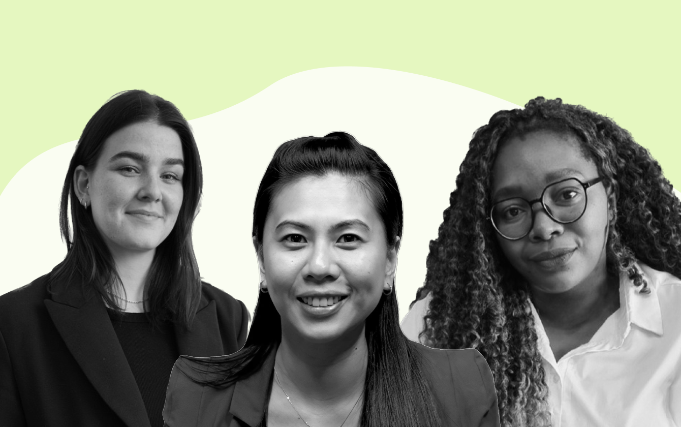 Profile photos of Verve Super coaches Lucy, Ana and Tee