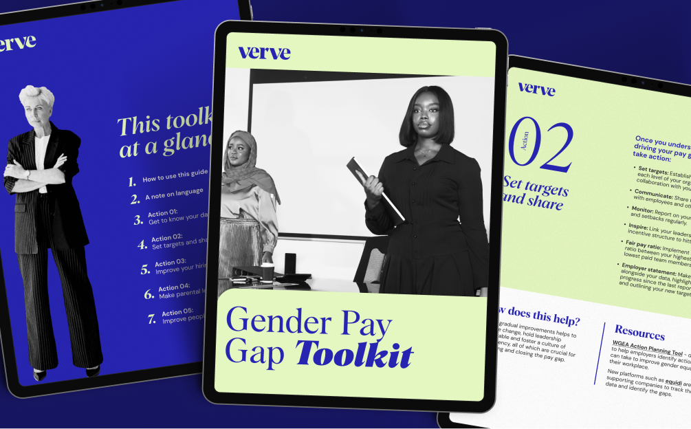 Gender Pay Gap Toolkit by Verve