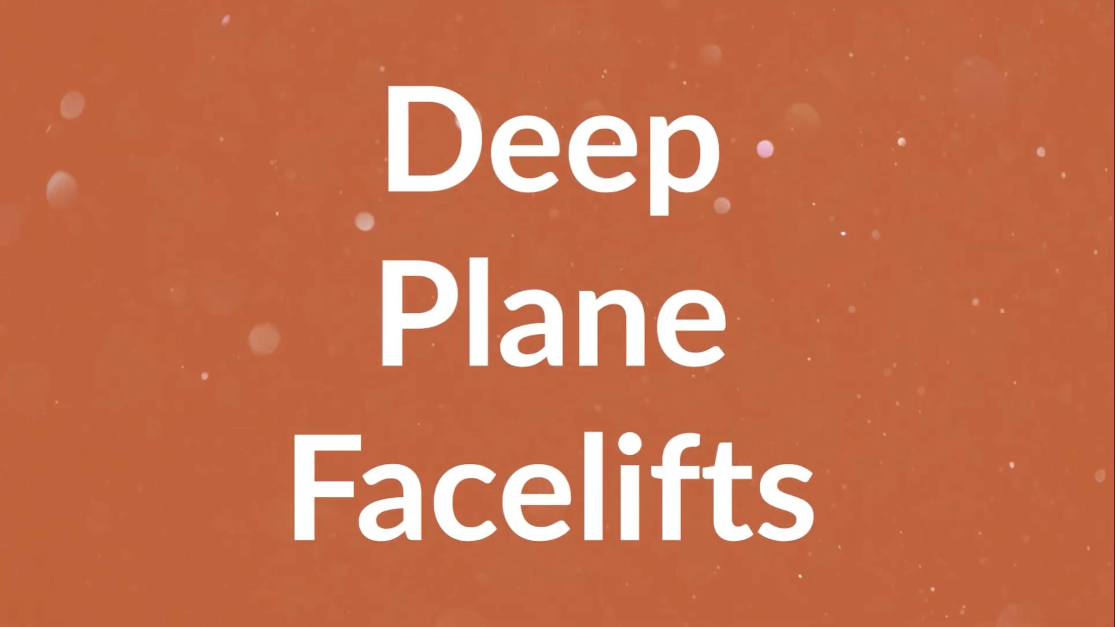 deep plan facelift video cover image