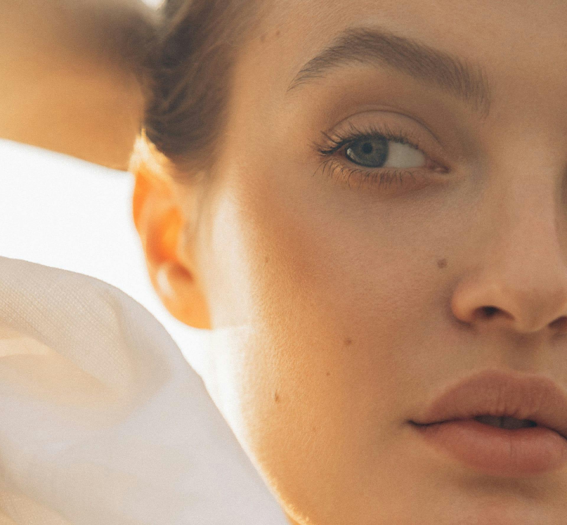 Close-up of woman's face