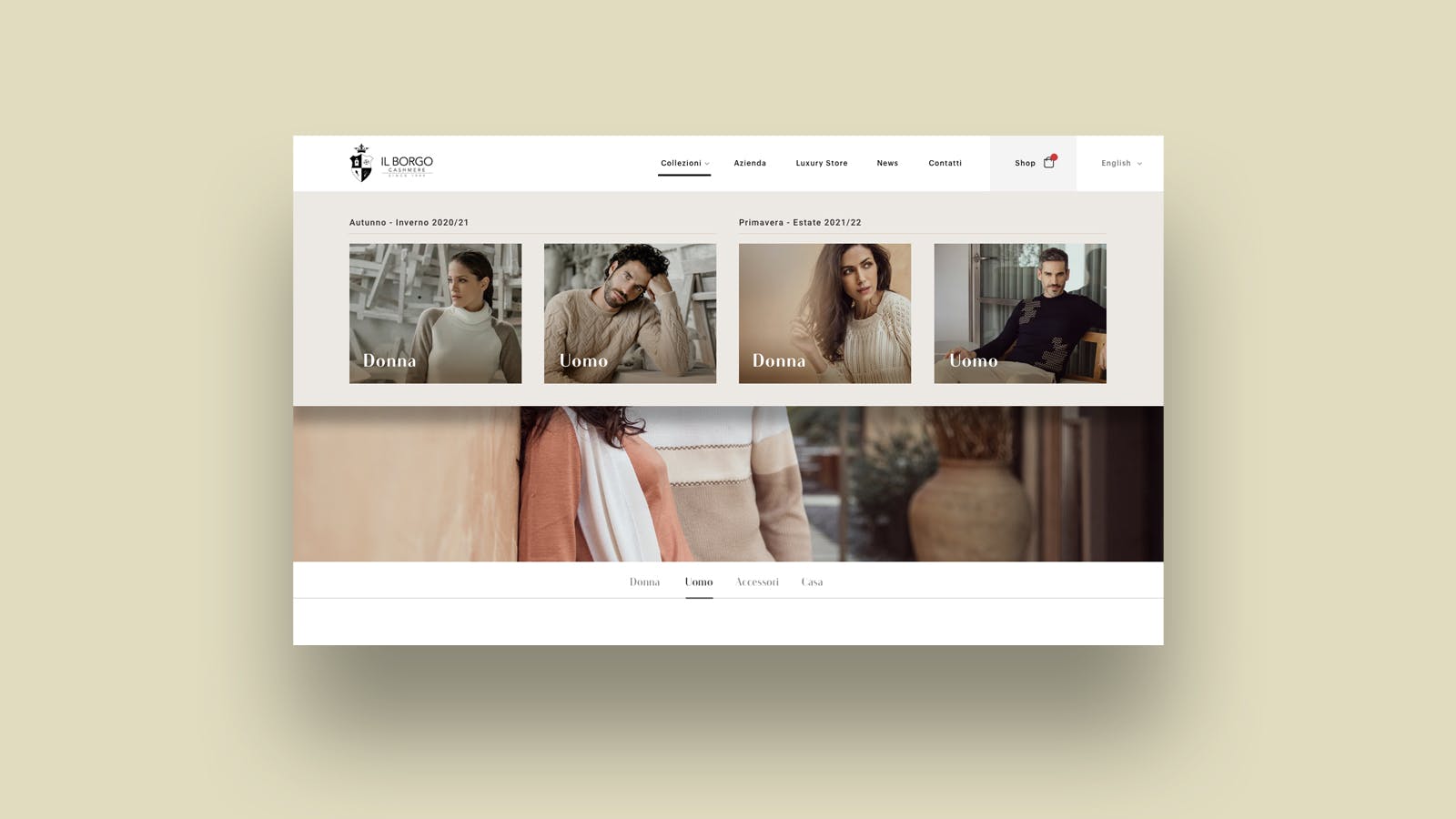 Menu website il Borgo Menu website il Borgo