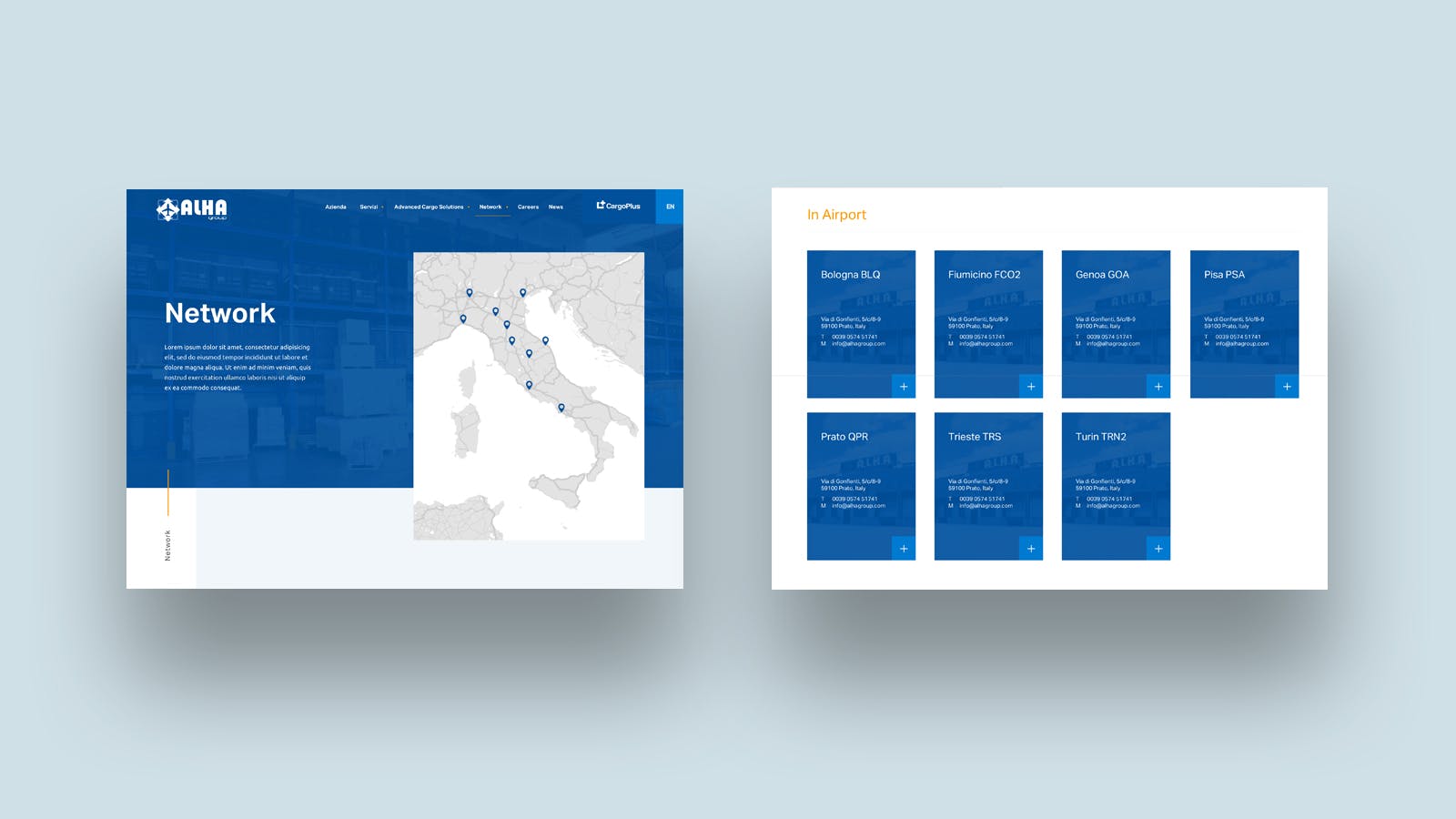 Viste di esempio Website Albitalia