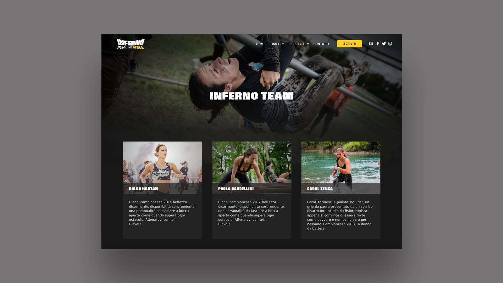 Inferno run website