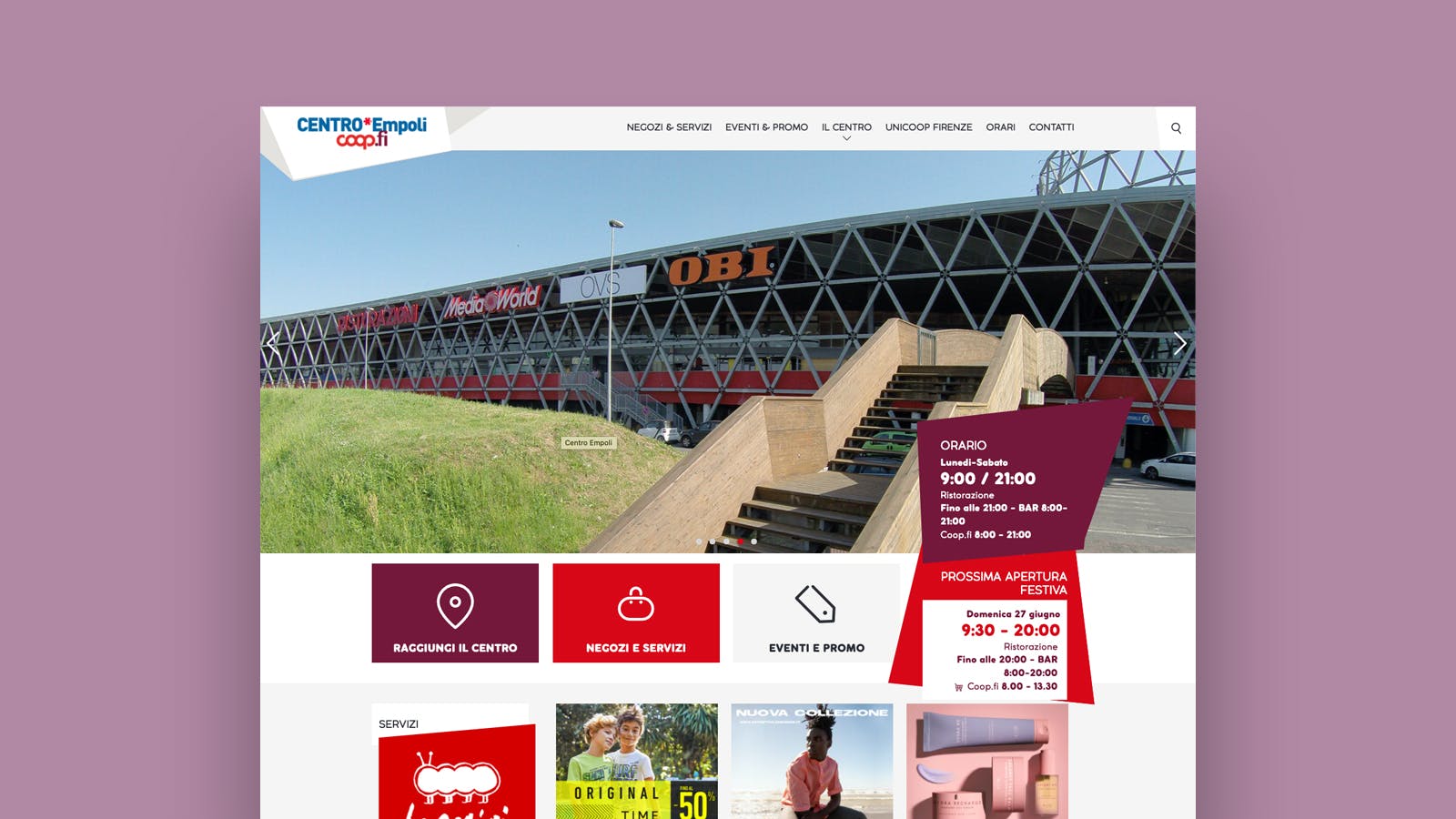 Website UniCoop Firenze