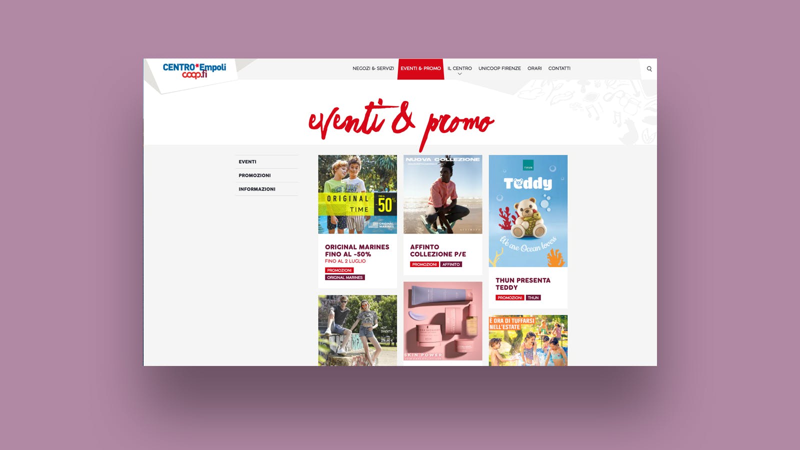 Website UniCoop Firenze
