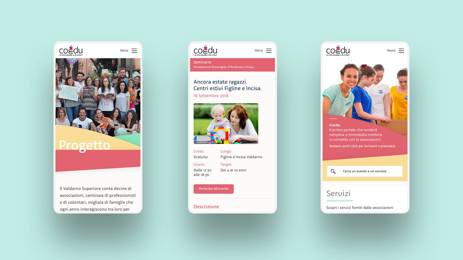 Couedu website mobile