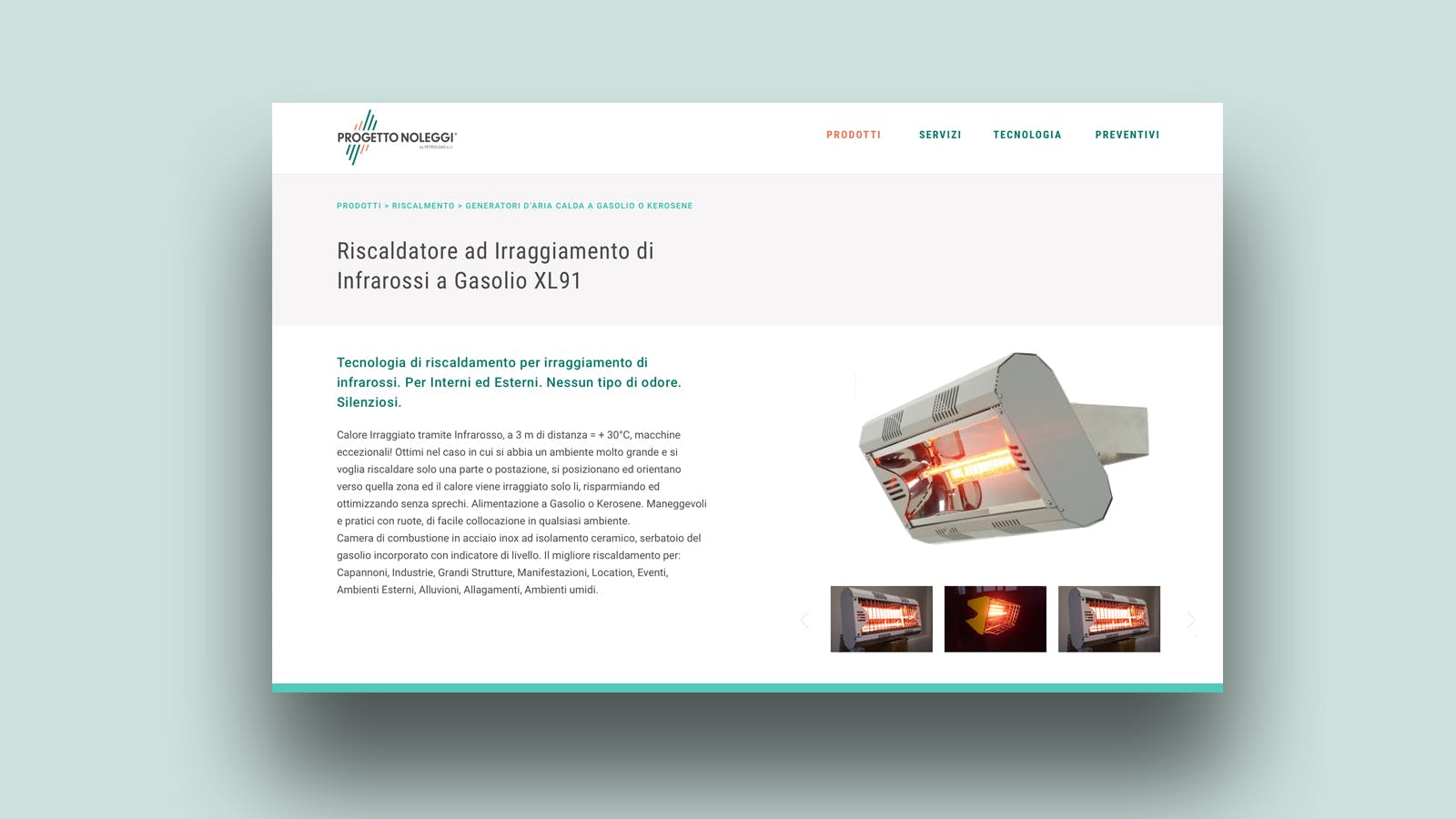 Progetto Noleggi website
