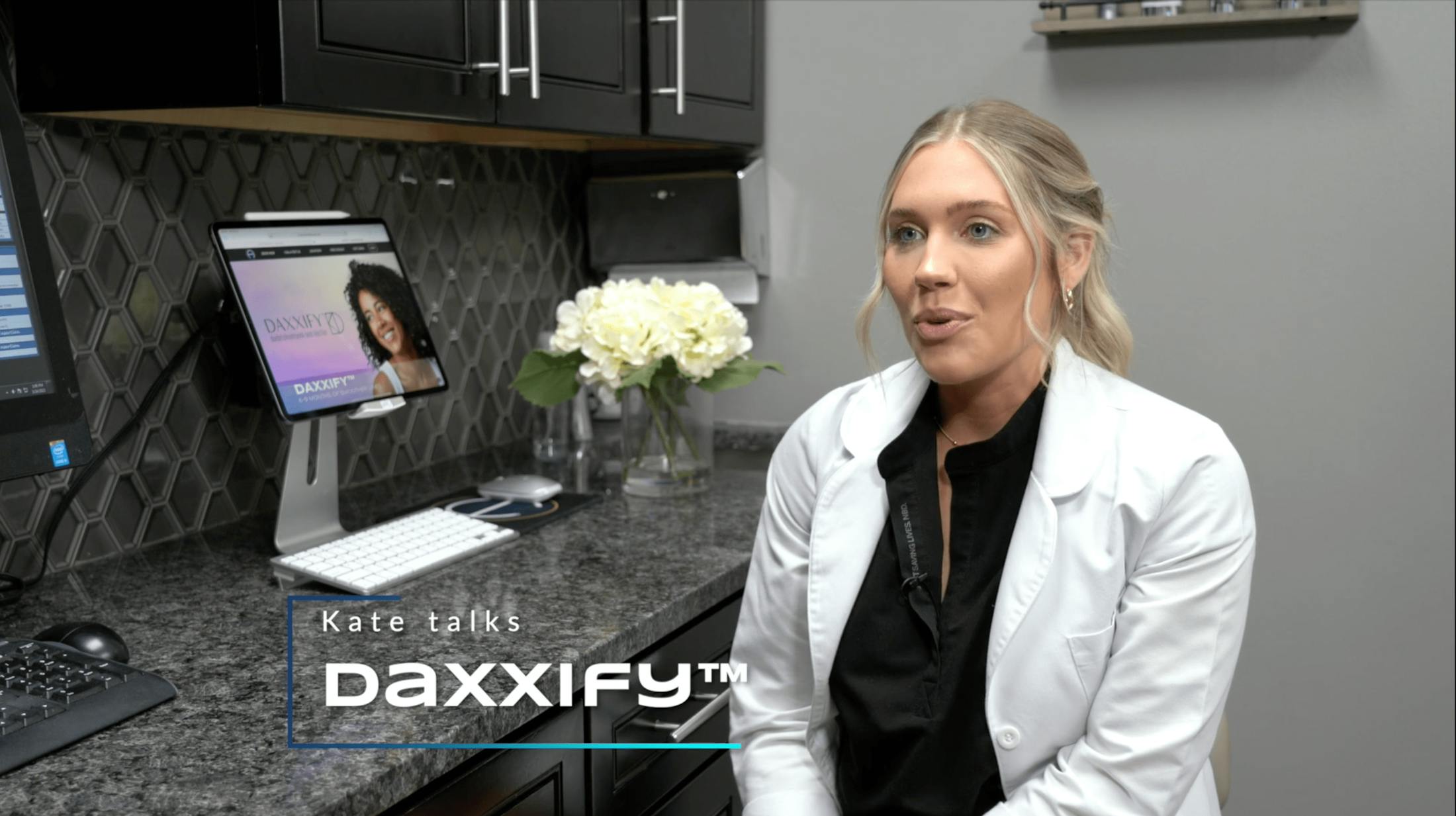 Kate speaking about Daxxify