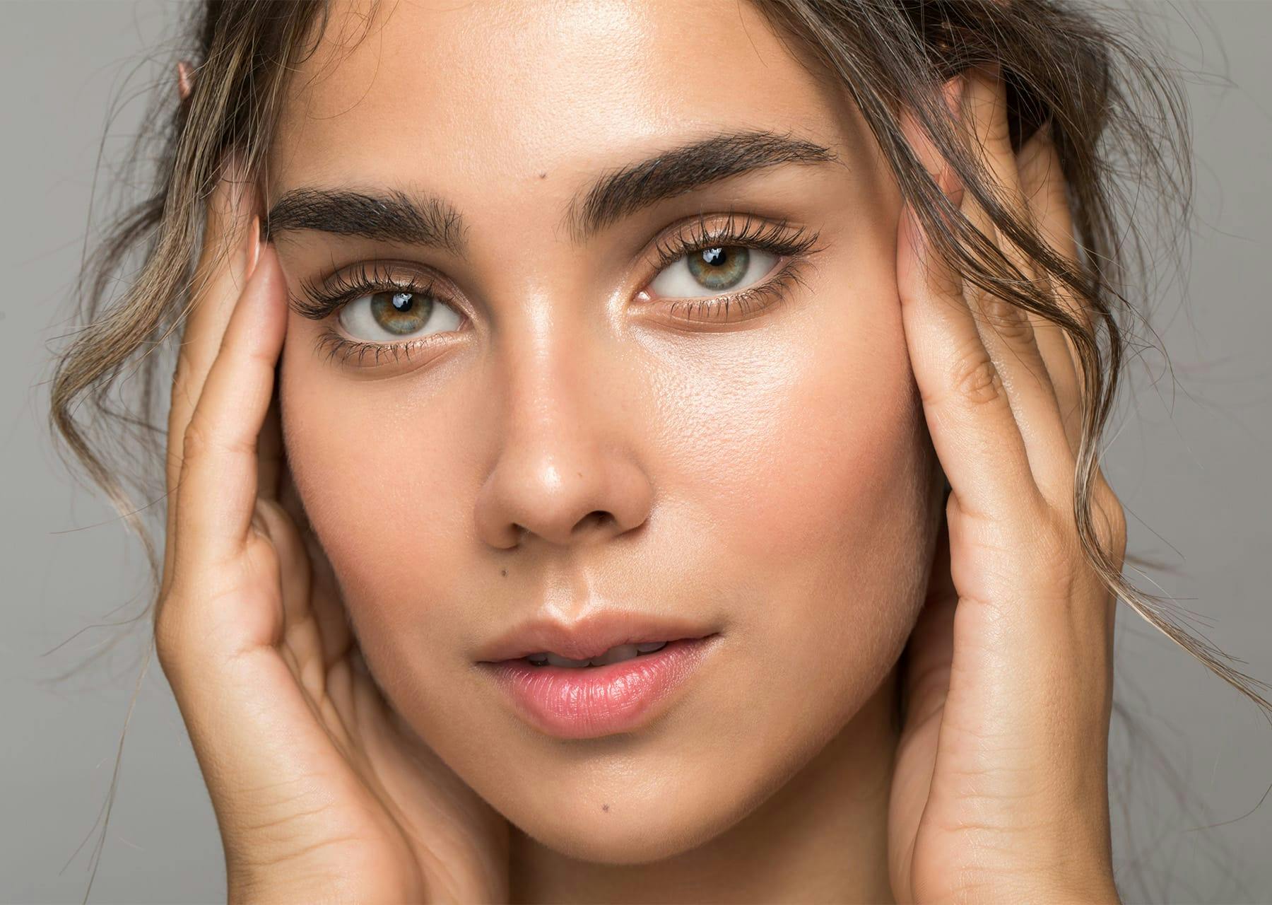 Close-up of woman's face